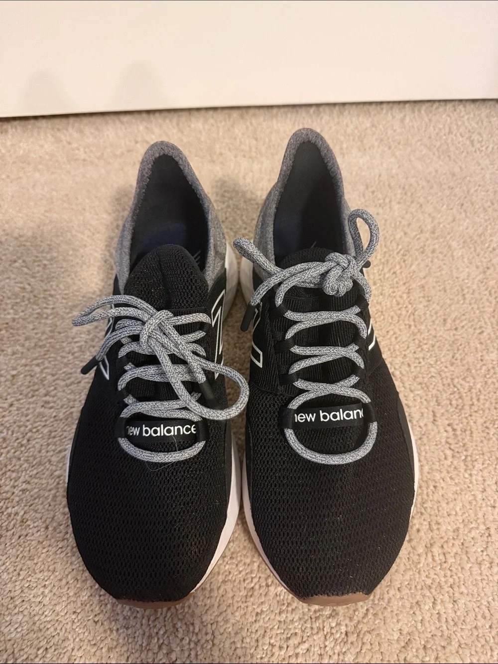 New Balance Black and Gray Women's Fresh Foam Athletic Sneakers